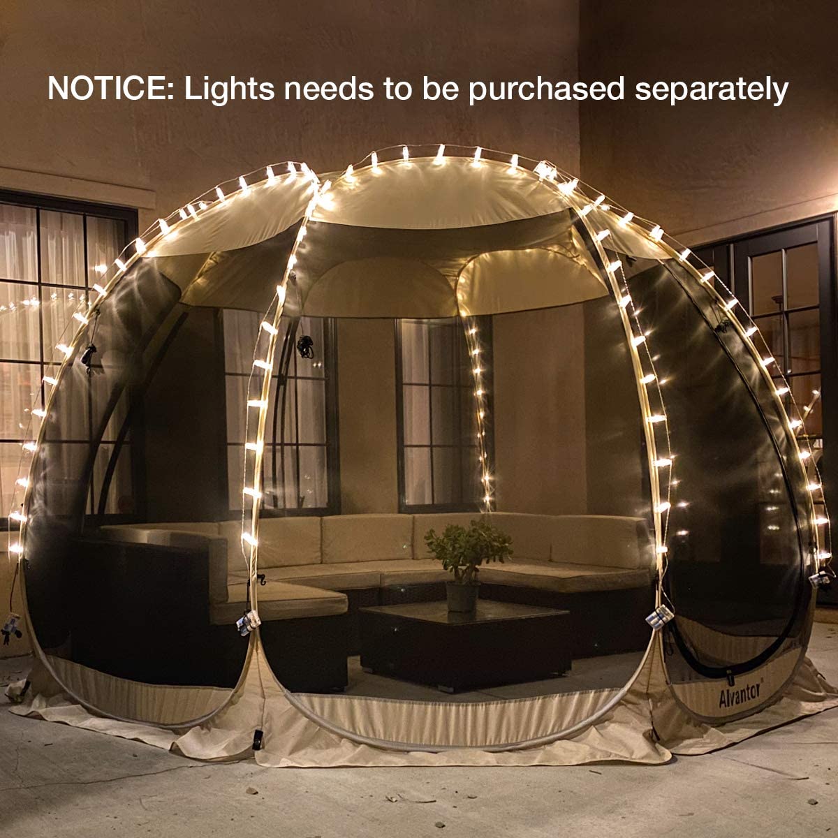 Lichterketten LED-Clip – Alvantor® Bubble Zelt DE