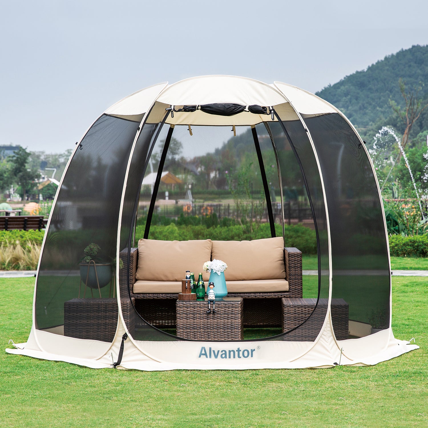 Bubble Aufbaubarer – Alvantor Schnell Pop-up-Überdachungszelt/ Zelt Faltpavillon/ Ga DE Alvantor®